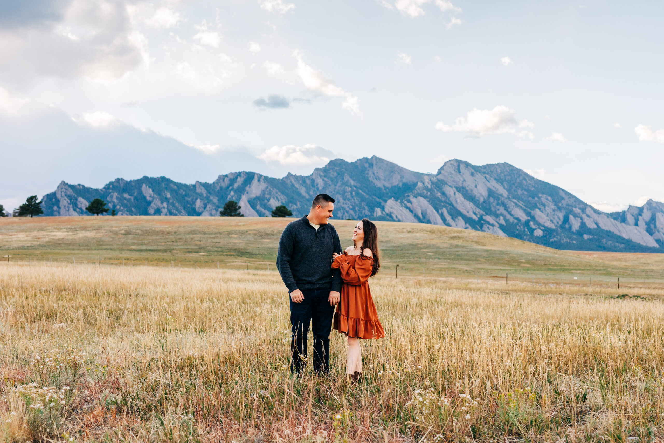 Boulder Wedding Photographer captures woman holding man's arm